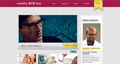 Desktop Screenshot of otticabasso.com